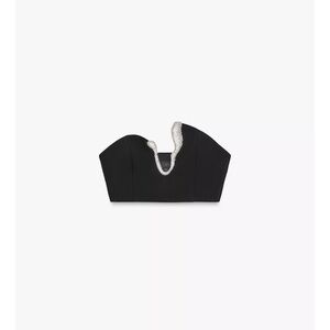 ZARA JEWEL DETAIL CROP TOP